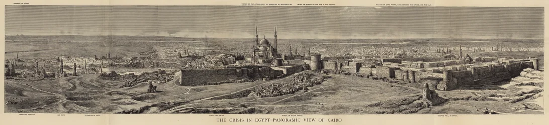 Die Krise in Ägypten, Panoramablick auf Kairo